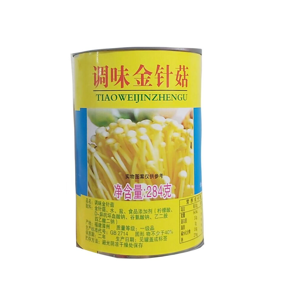 کنسرو قارچ انوکی