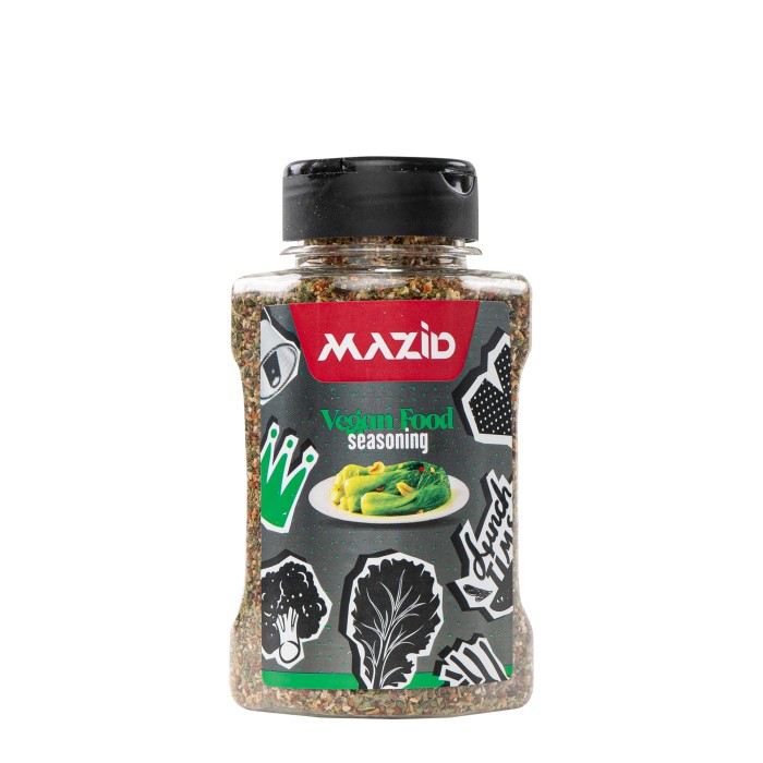 ادویه غذای وگان مزید