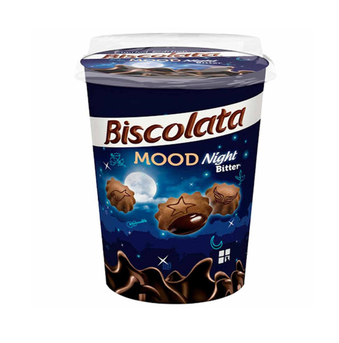 بیسکولاتا شکلات تلخ